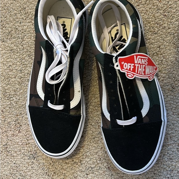 Vans Old Skool Woodland Camo Sneakers/Men’s 6.5/Women’s 8 - Picture 3 of 4